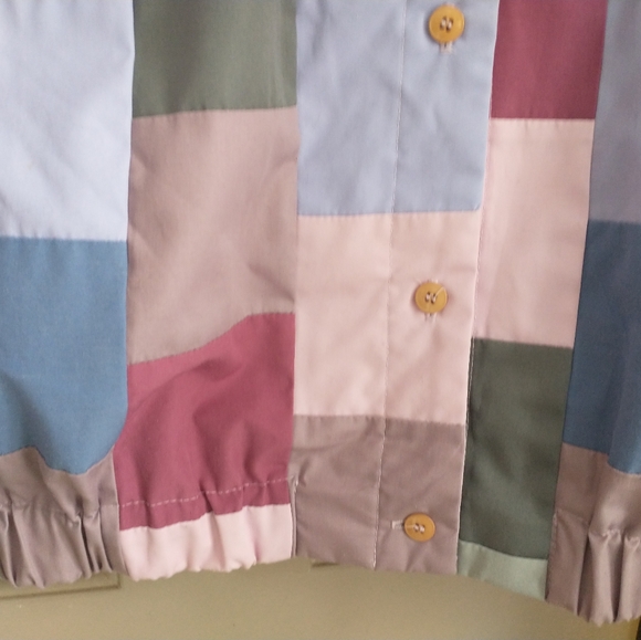 Vintage Marguerite Rubel Women's Patchwork Jacket Made in USA - Picture 5 of 7